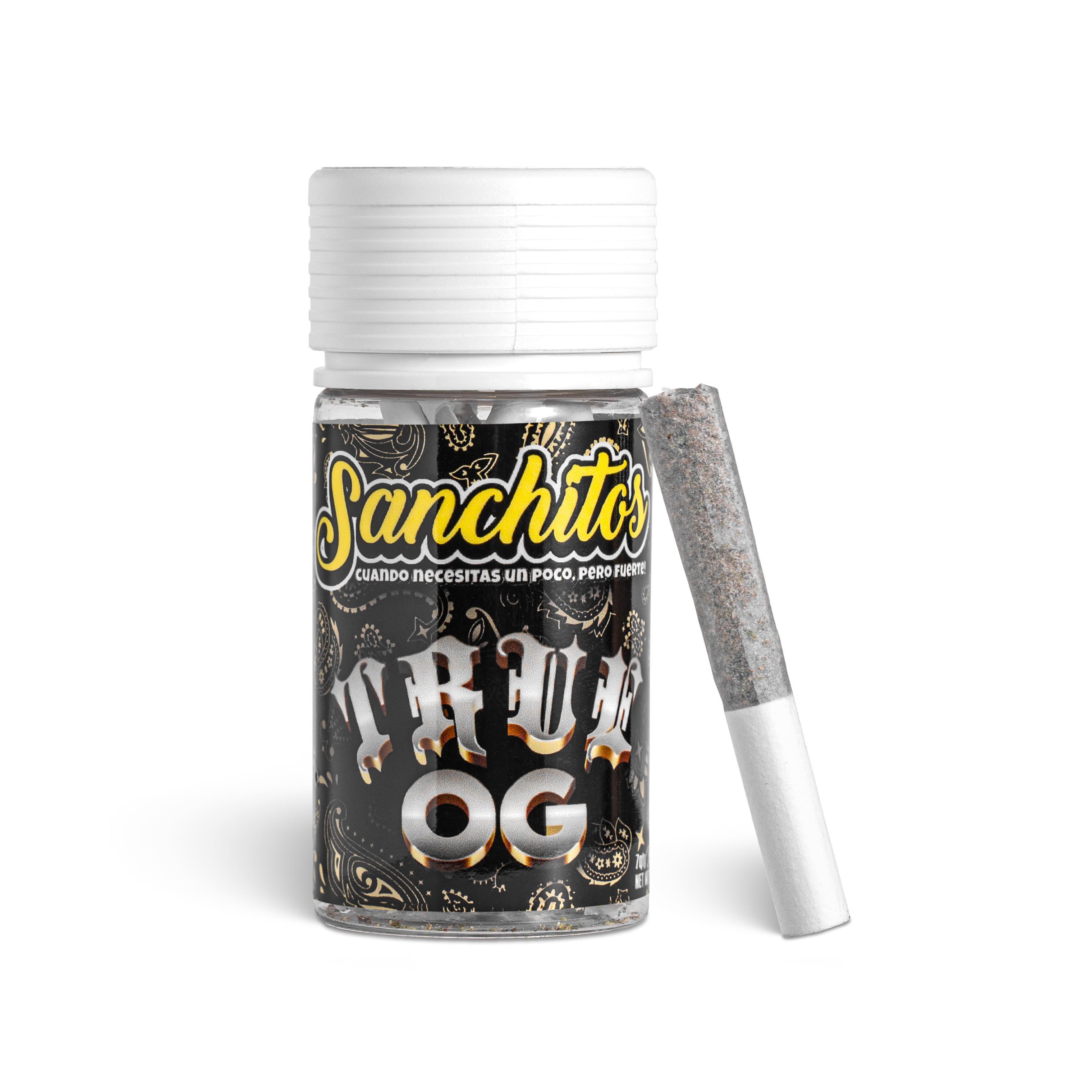 Photograph of product: True OG Sanchitos Infused Pre-Rolls - 3.5g