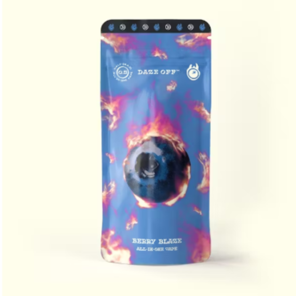 Photograph of product: Daze Off | Berry Blaze AIO Vape | 1g