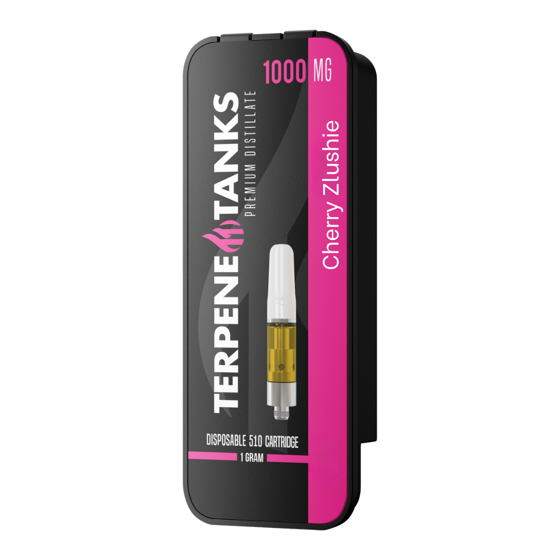 Photograph of product: Terpene Tank - 510 Cart - Cherry Zlushie - 1g