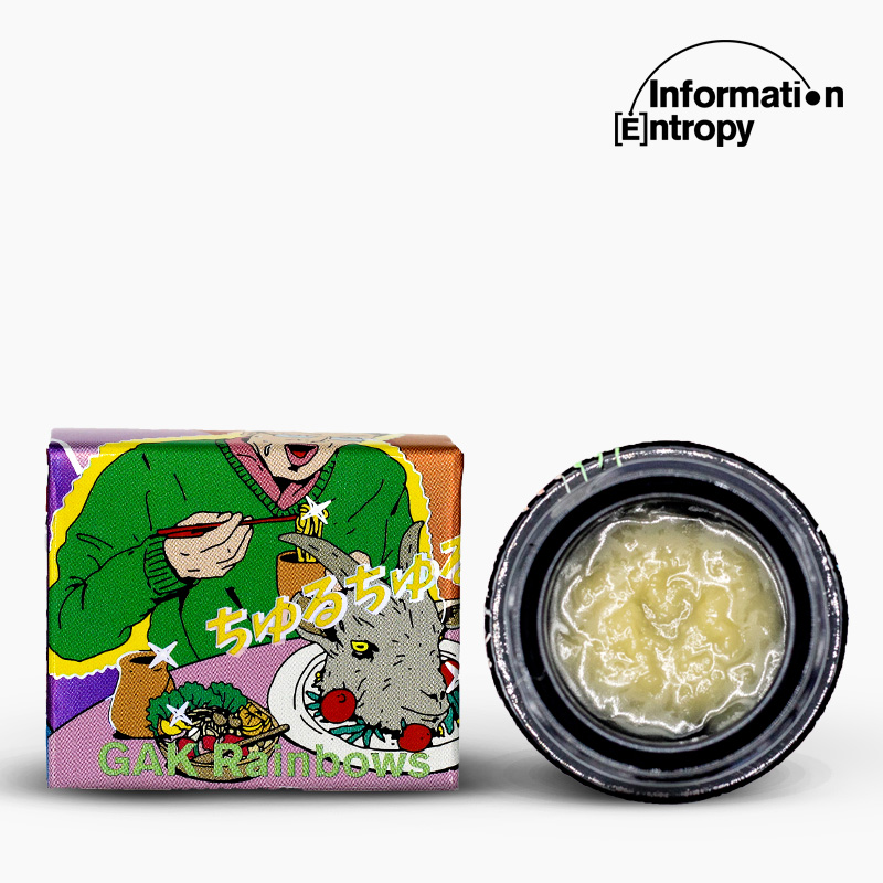 Photograph of product: Information Entropy Gak Rainbows Live Rosin