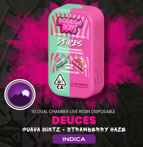 Photograph of product: Guava Mintz X Strawberry Haze Dual Chamber All In One [I]