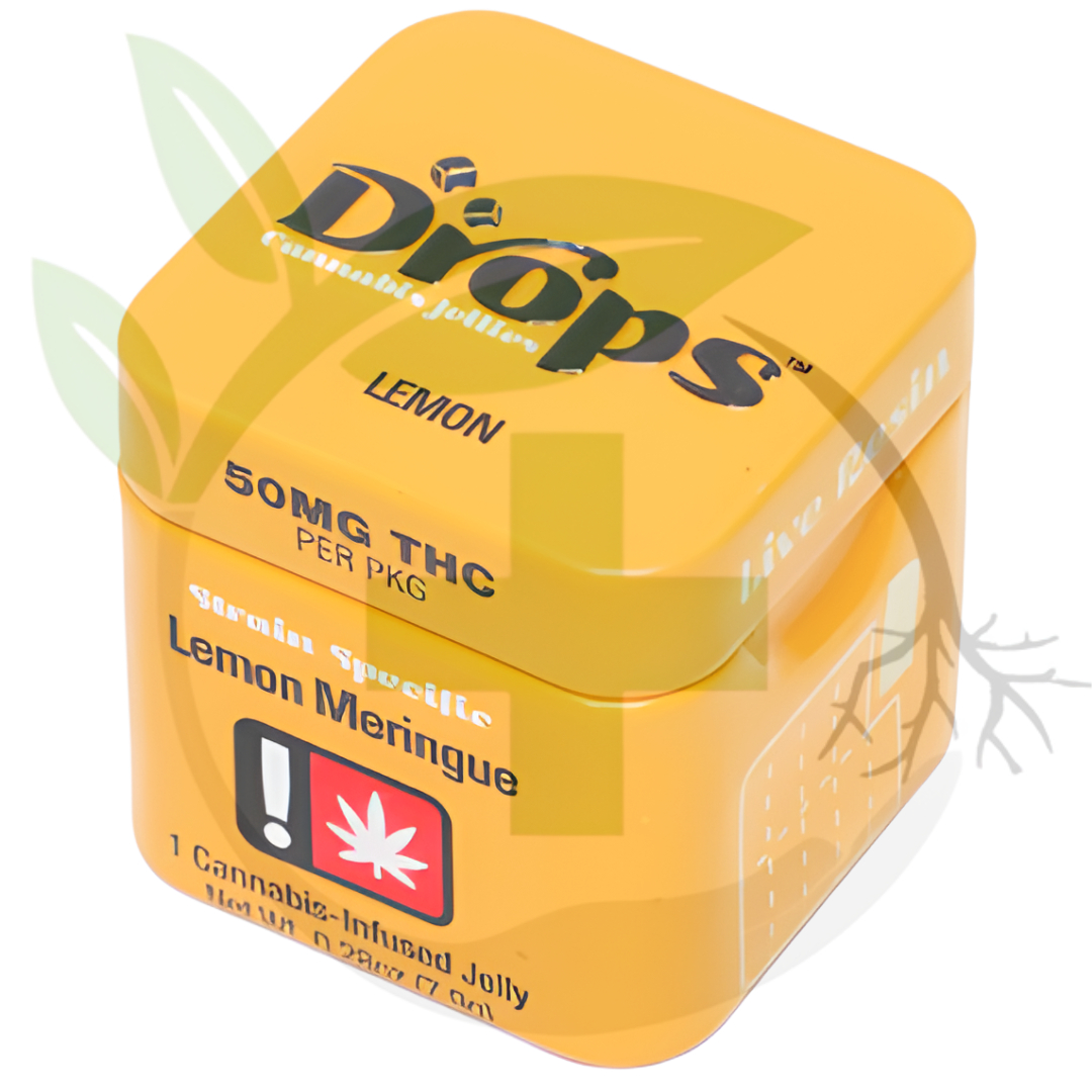 Photograph of product: *Gummy - TF - Drops - 2pc - GLS - Lemon