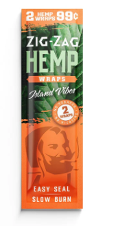 Photograph of product: Zig Zag - Hemp Wraps - Island Vibes (2ct)