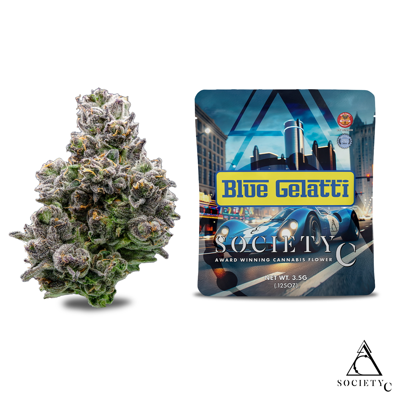 Photograph of product: Society C | Blue Gelatti | 3.5g