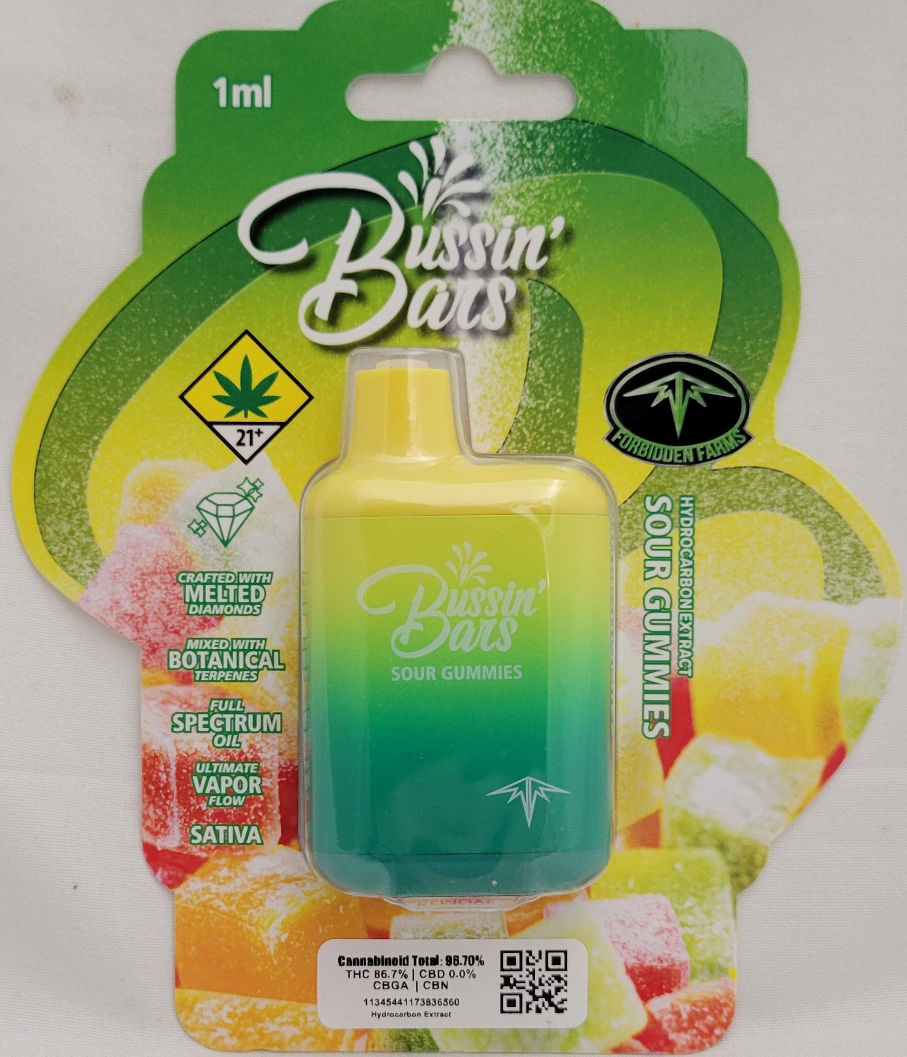 Photograph of product: Sour Gummies | 1g