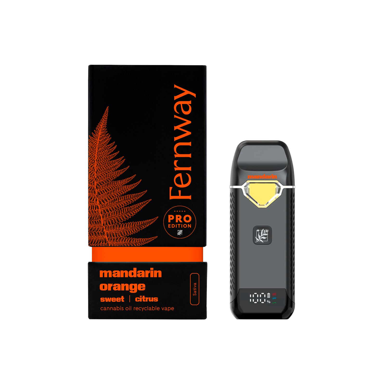 Photograph of product: Disposable Pen Mandarin Orange | 2g
