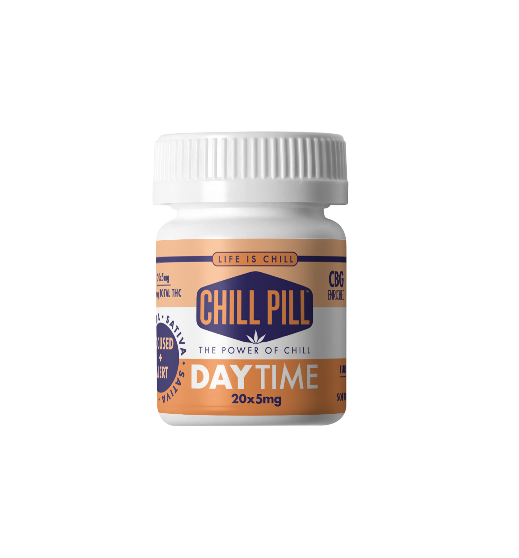 Photograph of product: Chill Pill Daycaps 100mg (20 x 5mg)