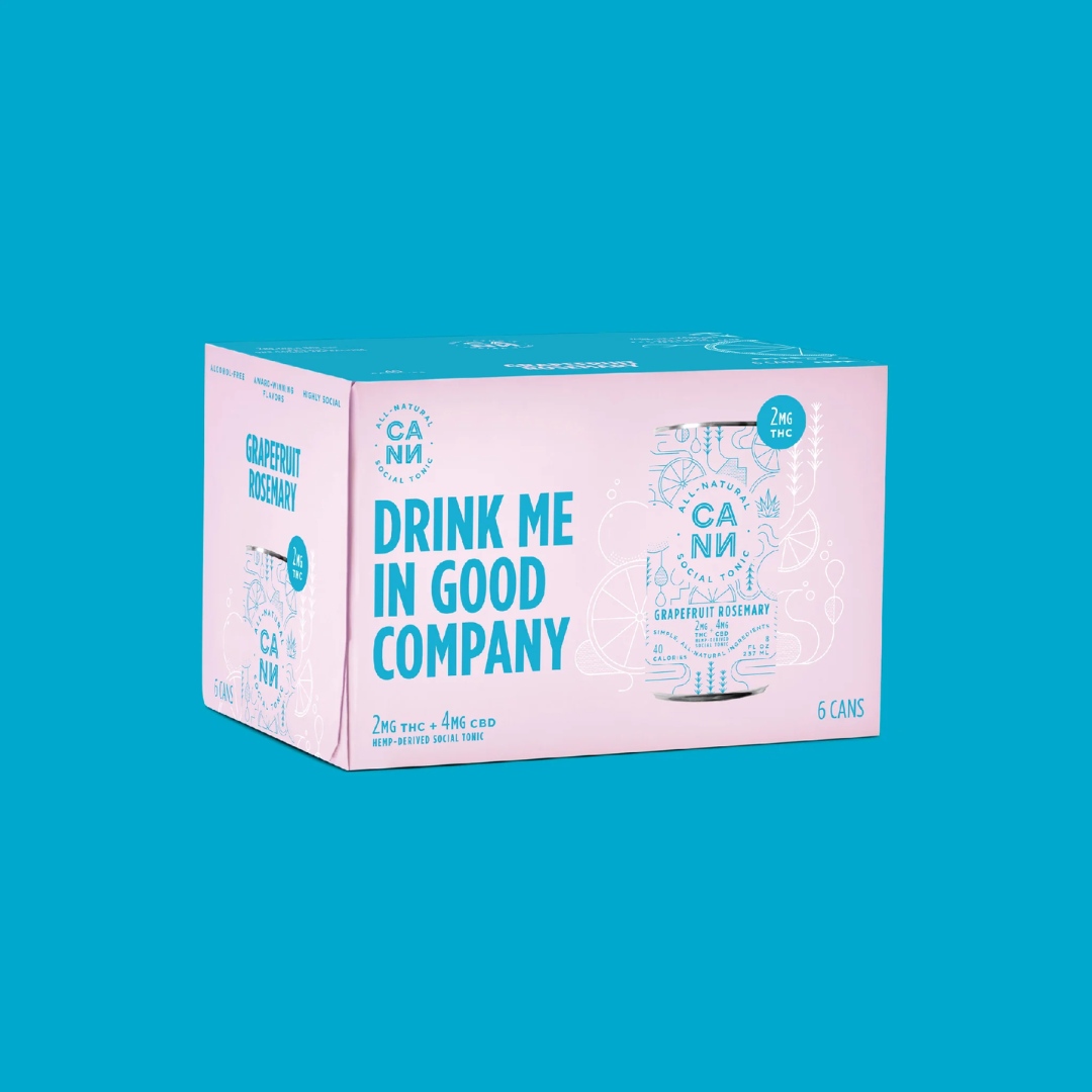 Photograph of product: CANN - Grapefruit Rosemary 6pk Social Tonic 12mg