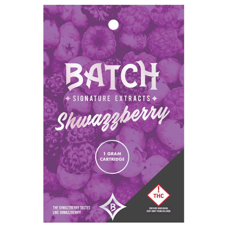 Photograph of product: BATCH - 1000mg - SCHWAZZBERRY - Cartridge
