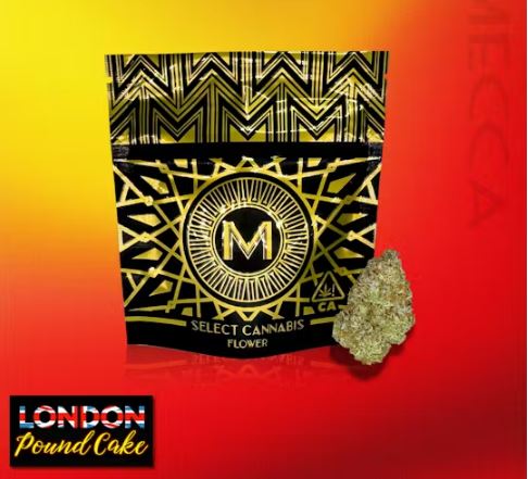 Photograph of product: Mecca London Pound Cake 14g Prepack