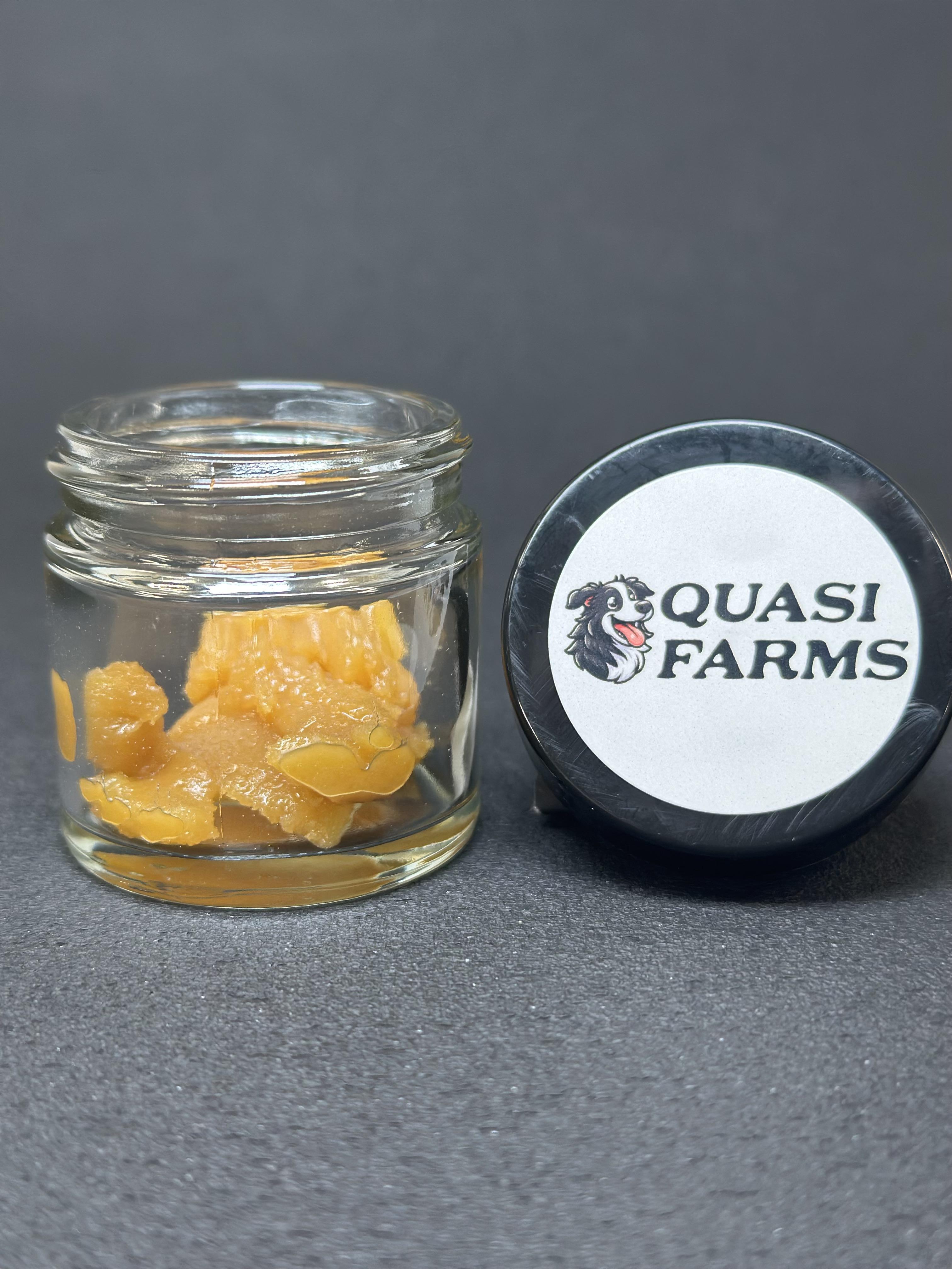 Photograph of product: MAC Flurry Cured Badder Baller Bucket | Quasi Farms | 7g