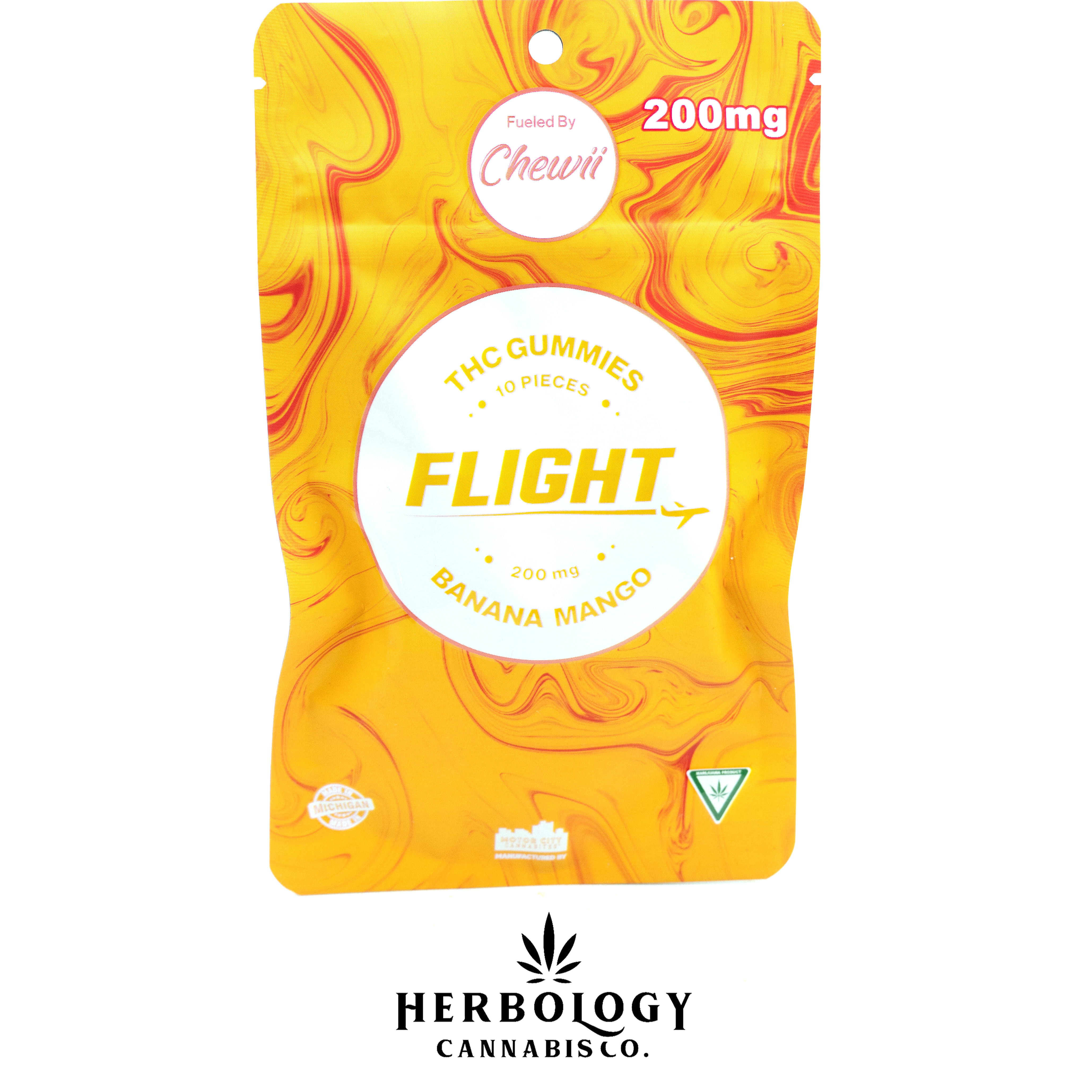 Photograph of Product: Flight | Gummy | Banana Mango | 200mg