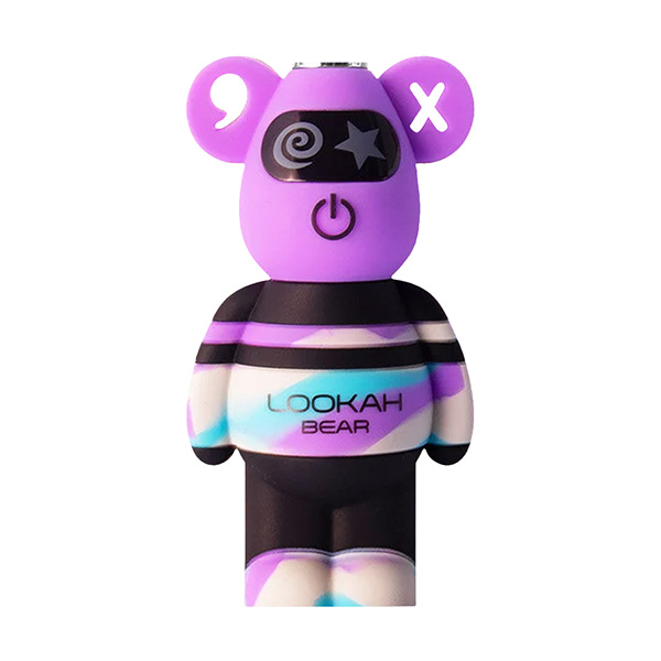 Photograph of product: Lookah Bear | VARIABLE 510 BATTERY TieDye Purple Paraphernalia