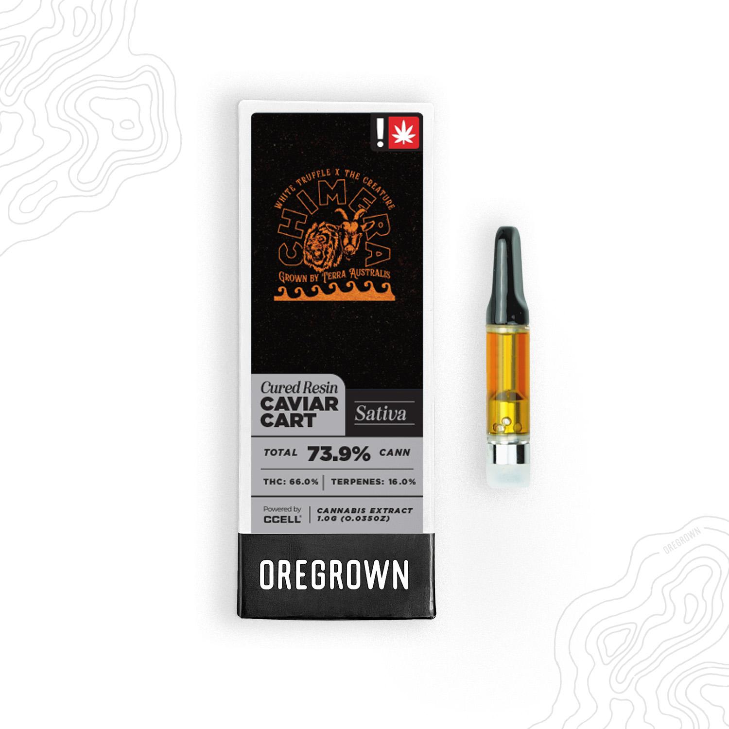 Photograph of product: Oregrown | Super Buff Cherry Cured Caviar Cartridge