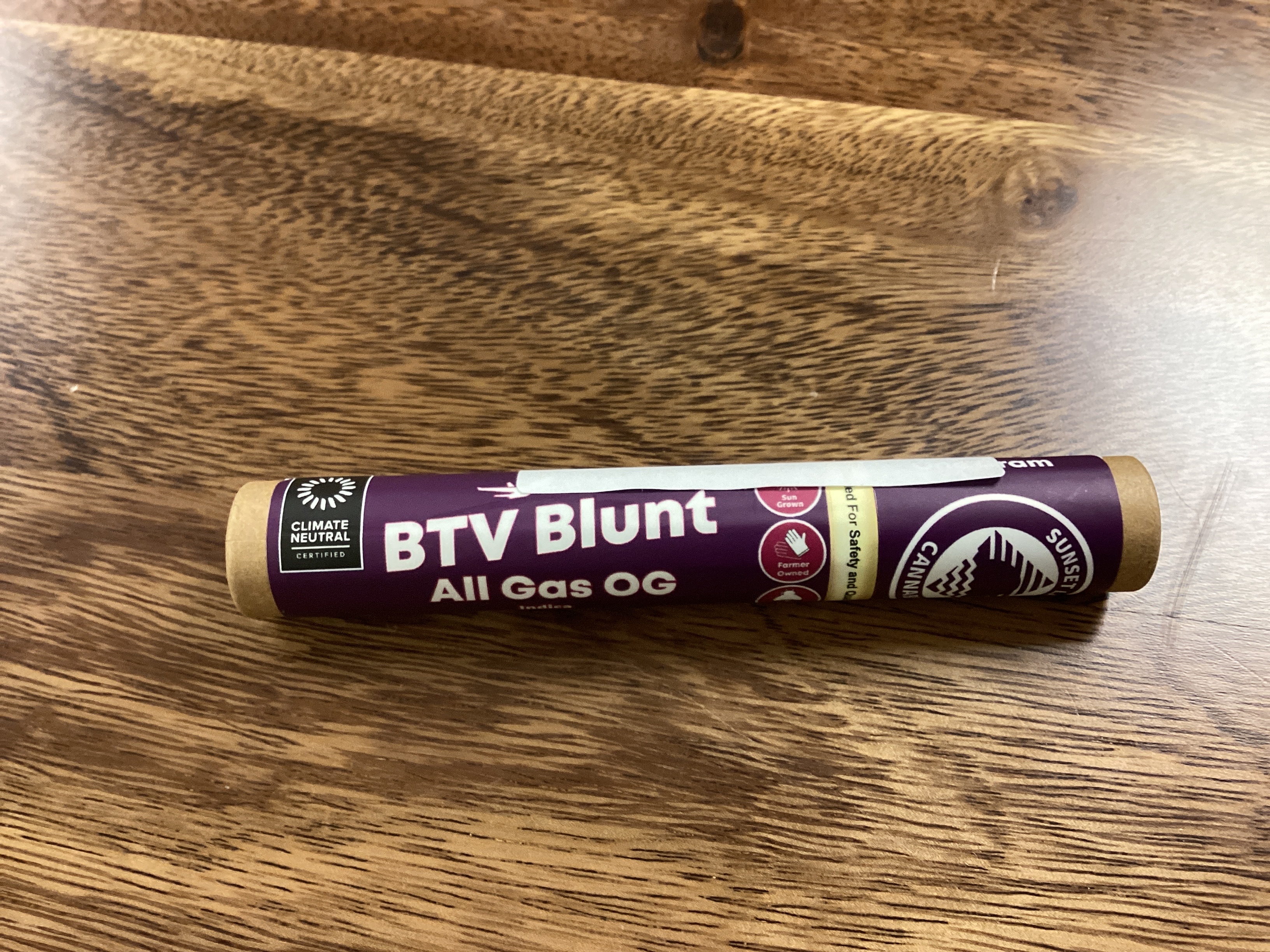 Photograph of product: Blunt All Gas OG