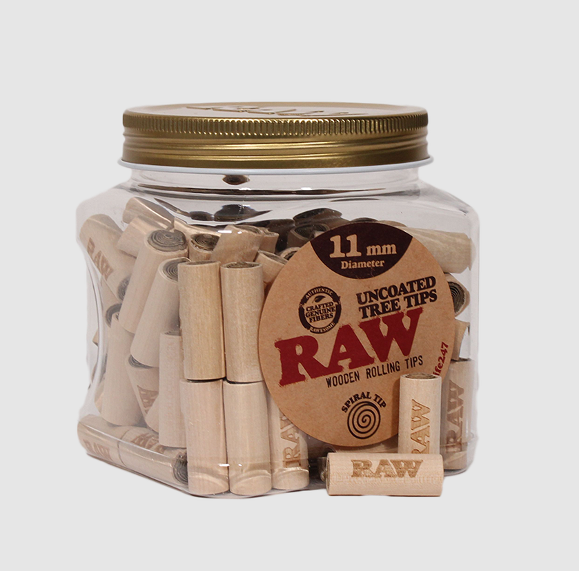 Photograph of product: Tips - RAW - Uncoated Tree Tips - 11mm - Individuals