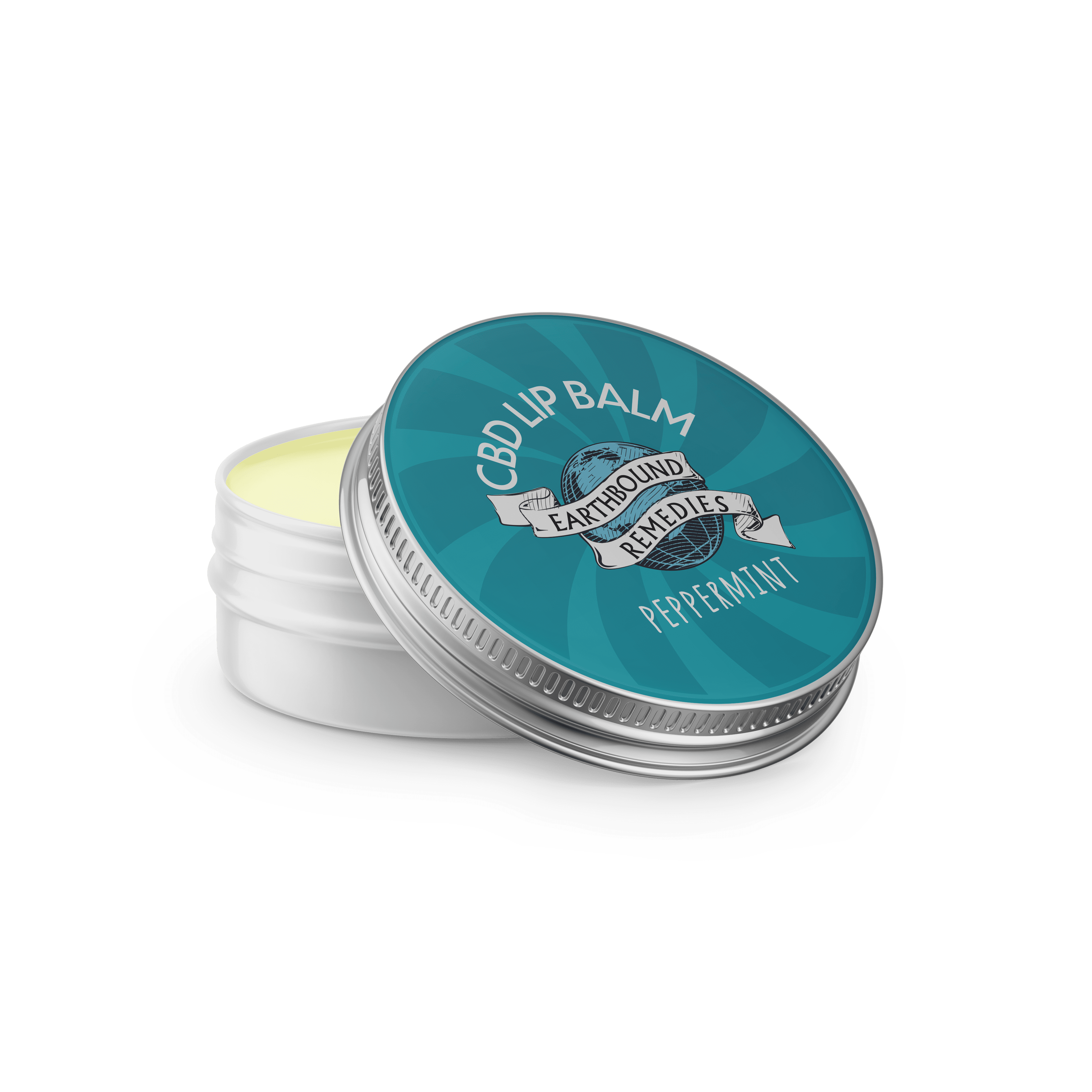 Photograph of product: Earthbound Remedies - Peppermint Lip Balm - 100mg CBD
