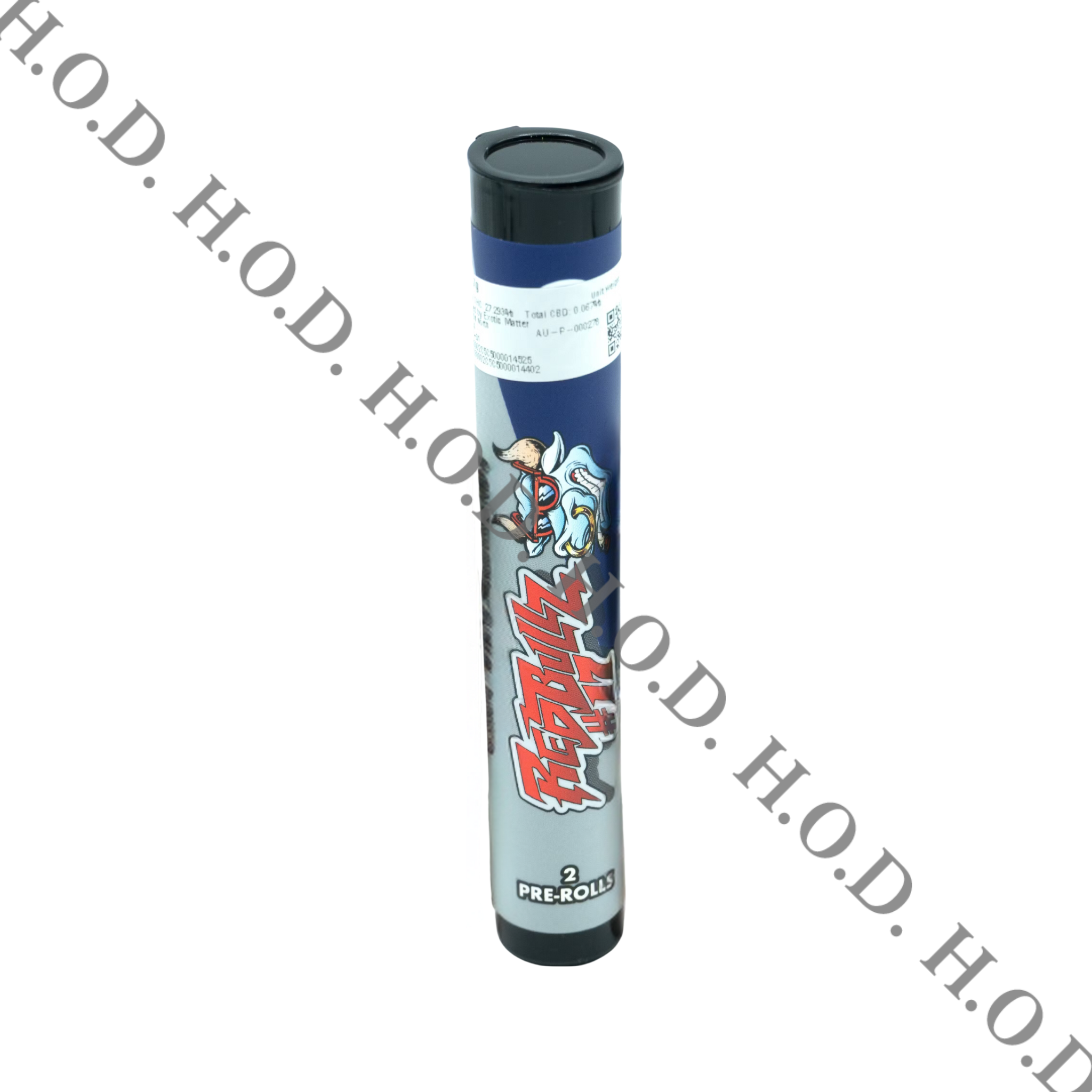Photograph of product: Exotic Matter Red Bullz Pre-Roll 1g