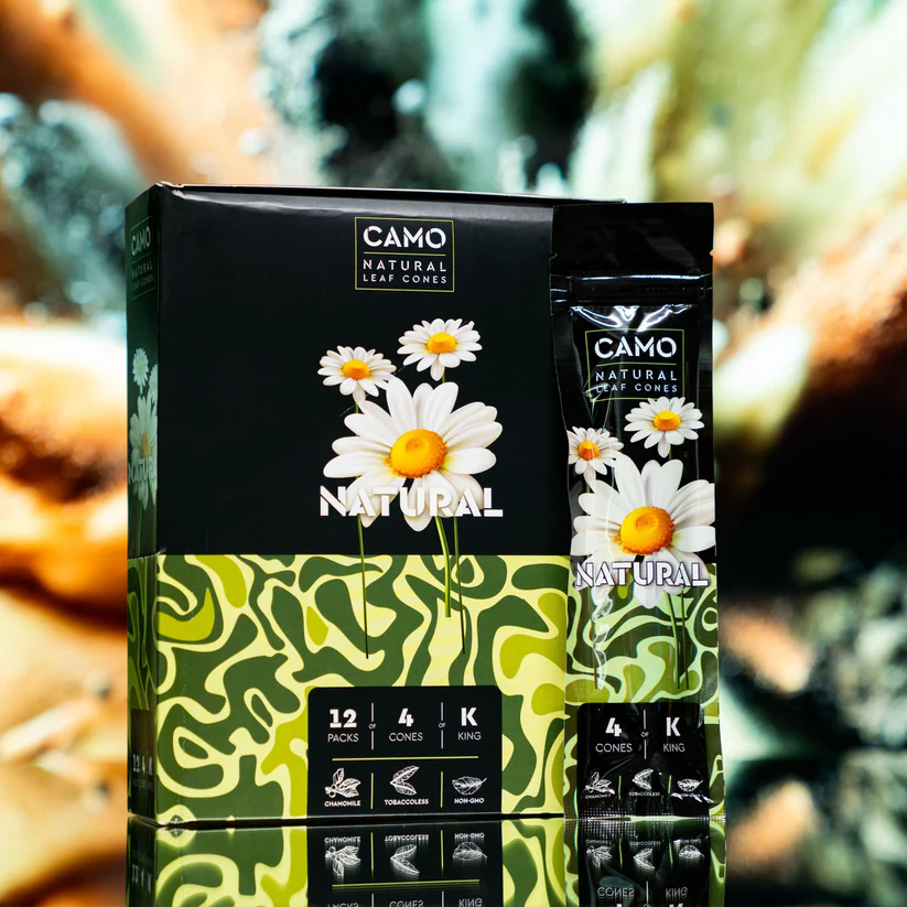 Photograph of product: Camo Natural Leaf King Size - Russian Cream - 4pk