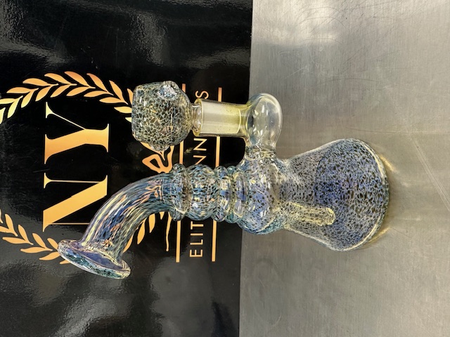 Photograph of product: 6 inch Handpipe Bong Art Decko | Blue (CL1022)