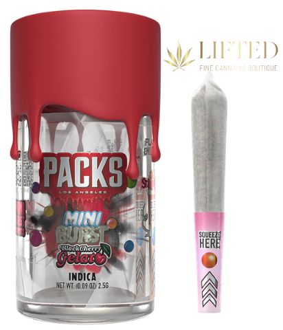 Photograph of product: PACKWOOD MINI BURST BLACK CHERRY GELATO
