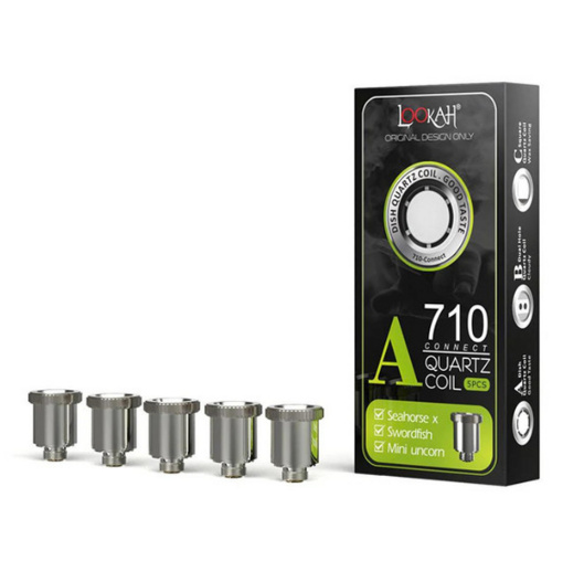 Photograph of product: Lookah 710-A Dish Quartz Heating Element for Dragon-Egg, Mini Unicorn, Swordfish 5pk