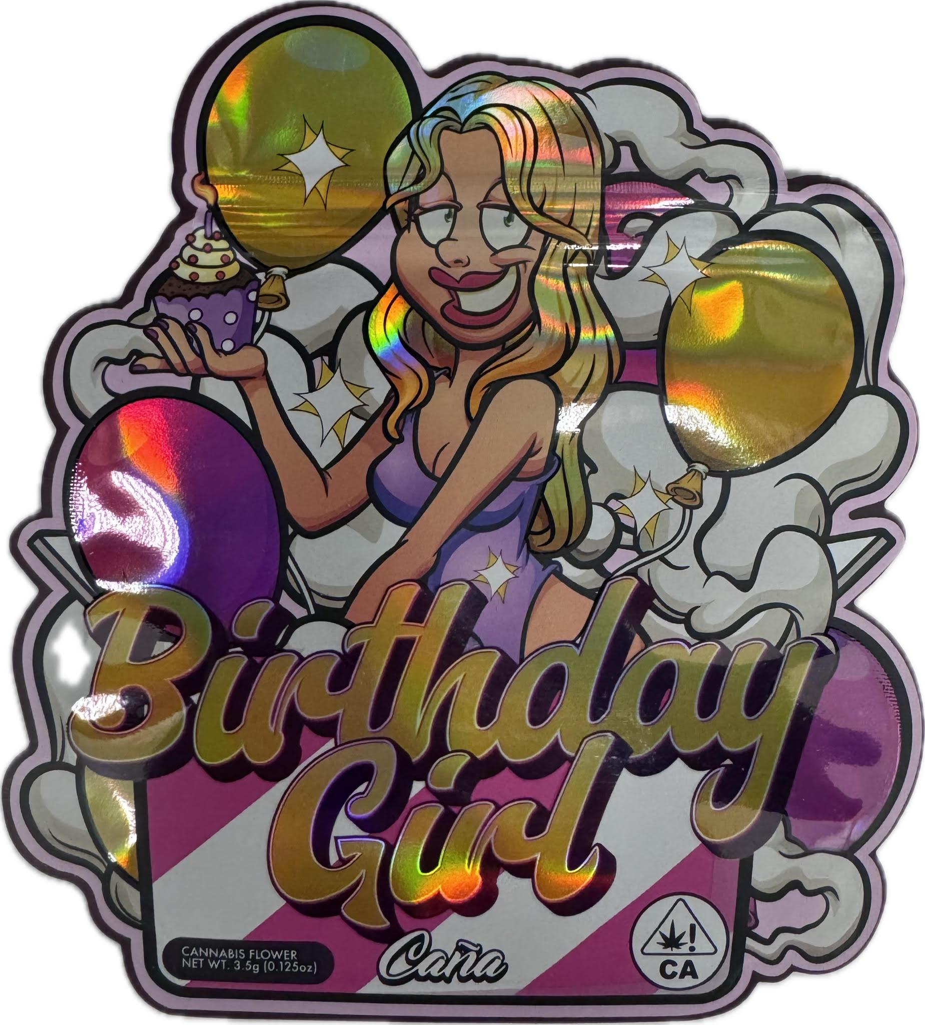 Photograph of product: Cali Packs | Birthday Gurl | 3.5G Bag