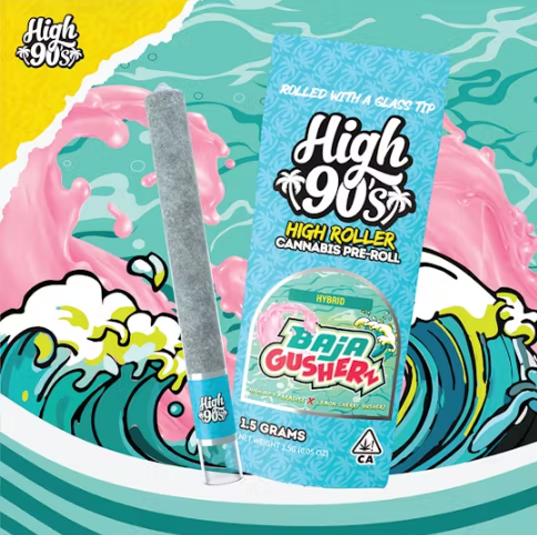 Photograph of product: Baja Gusherz Pre-Roll High 90's