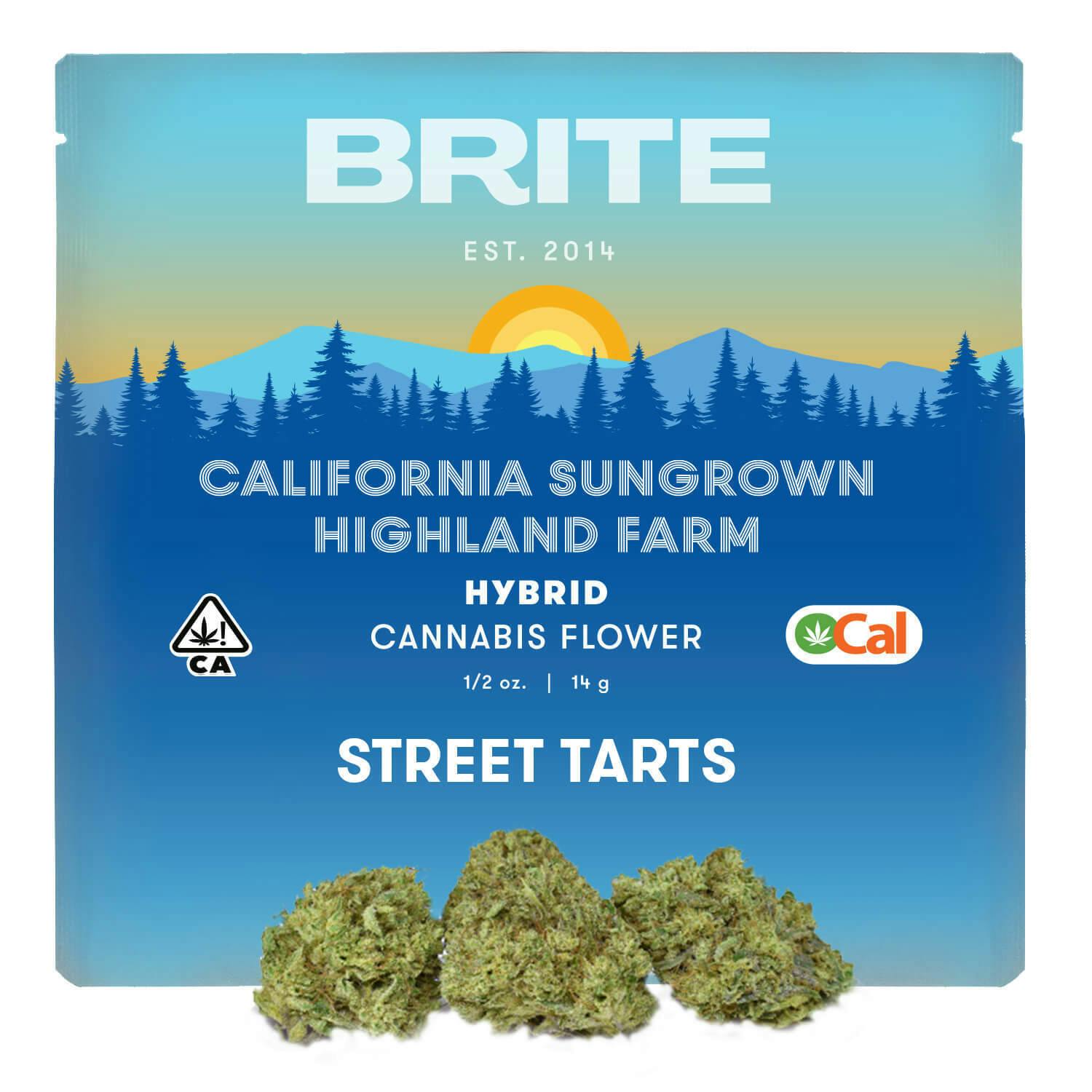 Photograph of product: Brite Labs - Street Tarts (Hybrid) Flower 14g