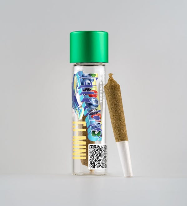 Photograph of product: Jetpacks | Blueberry Kush FJ-Mini Infused Pre-Roll