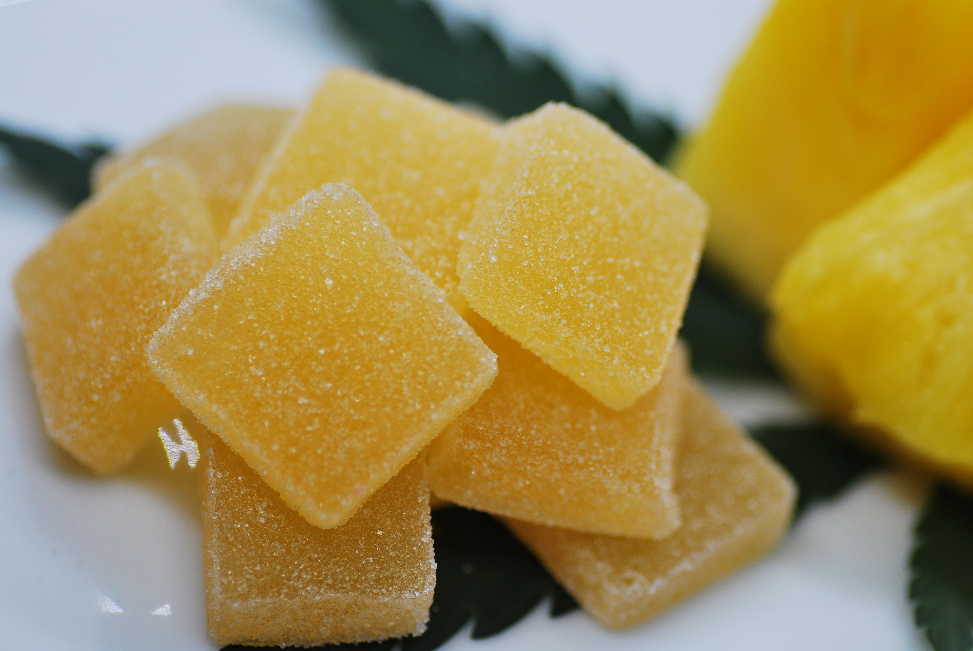 Photograph of product: Pineapple Buddha Gummies 10 Pack (Oui'd)
