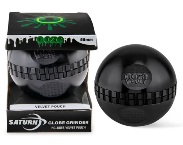 Photograph of product: ESD l Ooze l Saturn | Globe Grinder l Stealth Black | 1