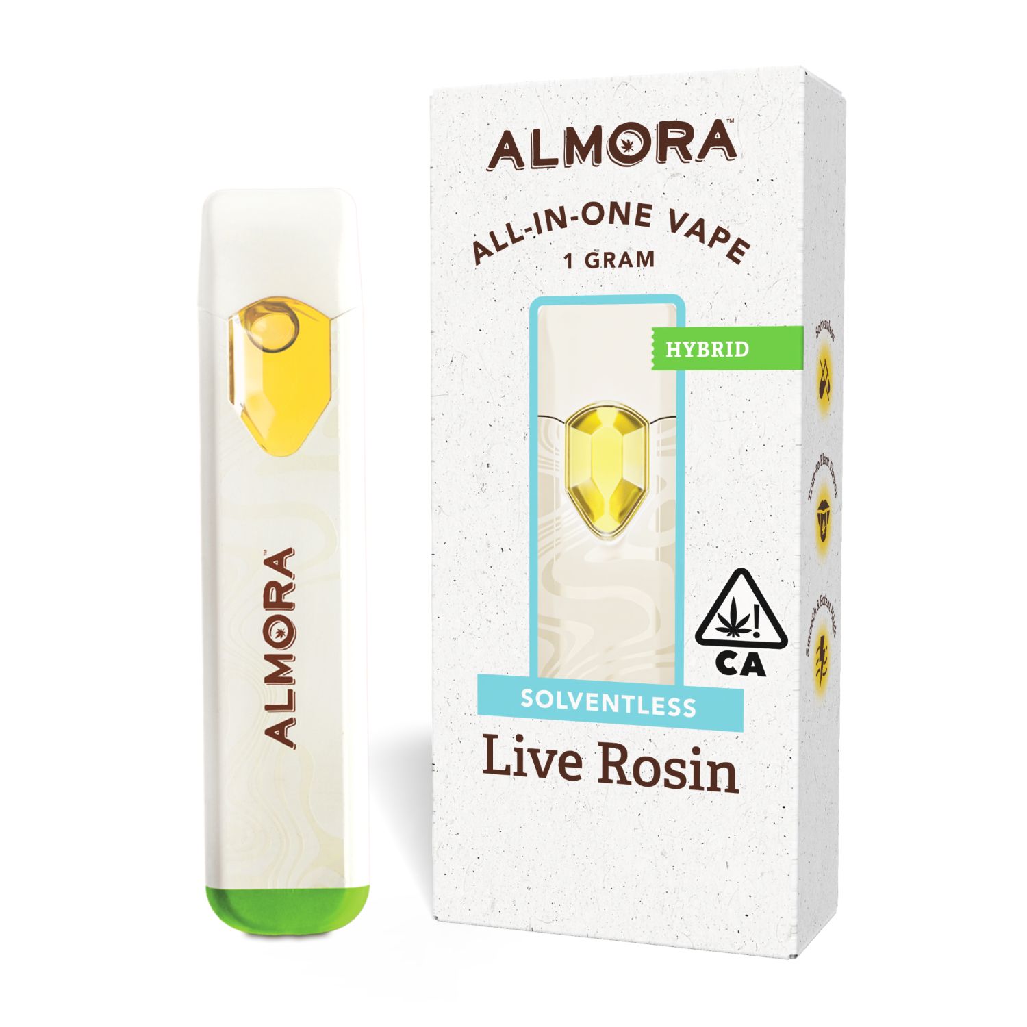 Photograph of product: Almora - Master Kush - 1g Live Rosin AIO