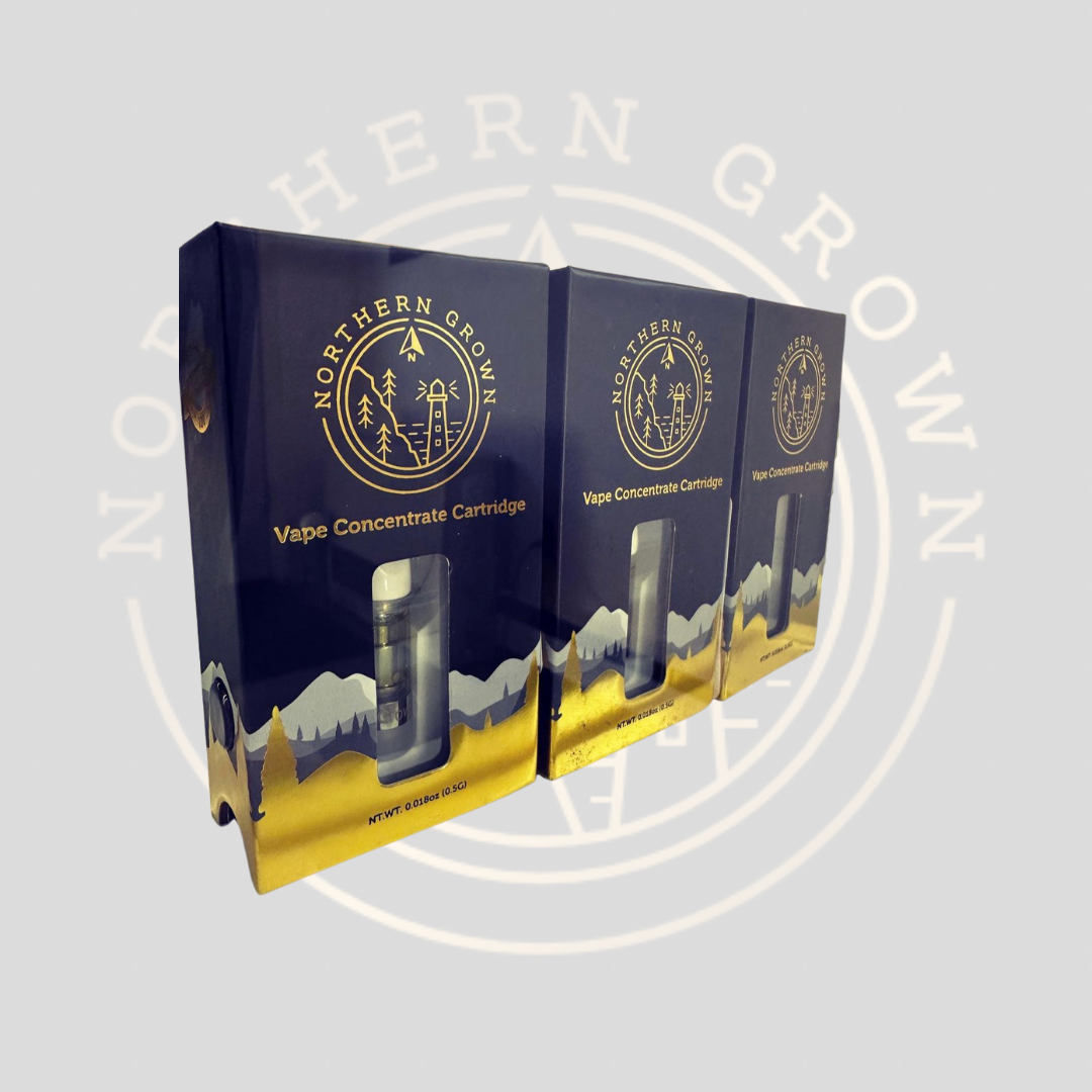 Photograph of product: Northern Grown Gorilla Glue #4 Distillate Cartridge