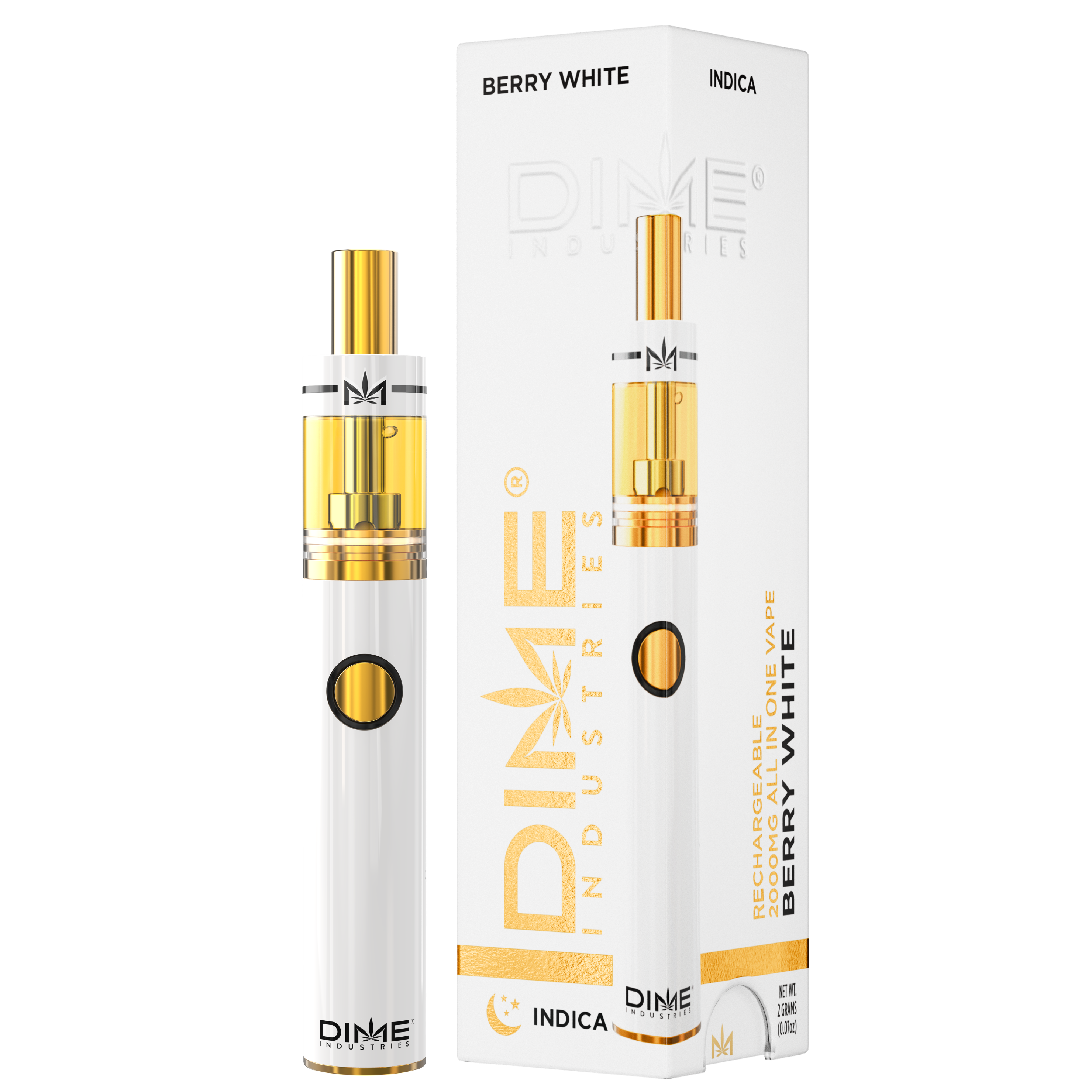 Photograph of product: Dime Industries - Berry White - AIO Vape Pen