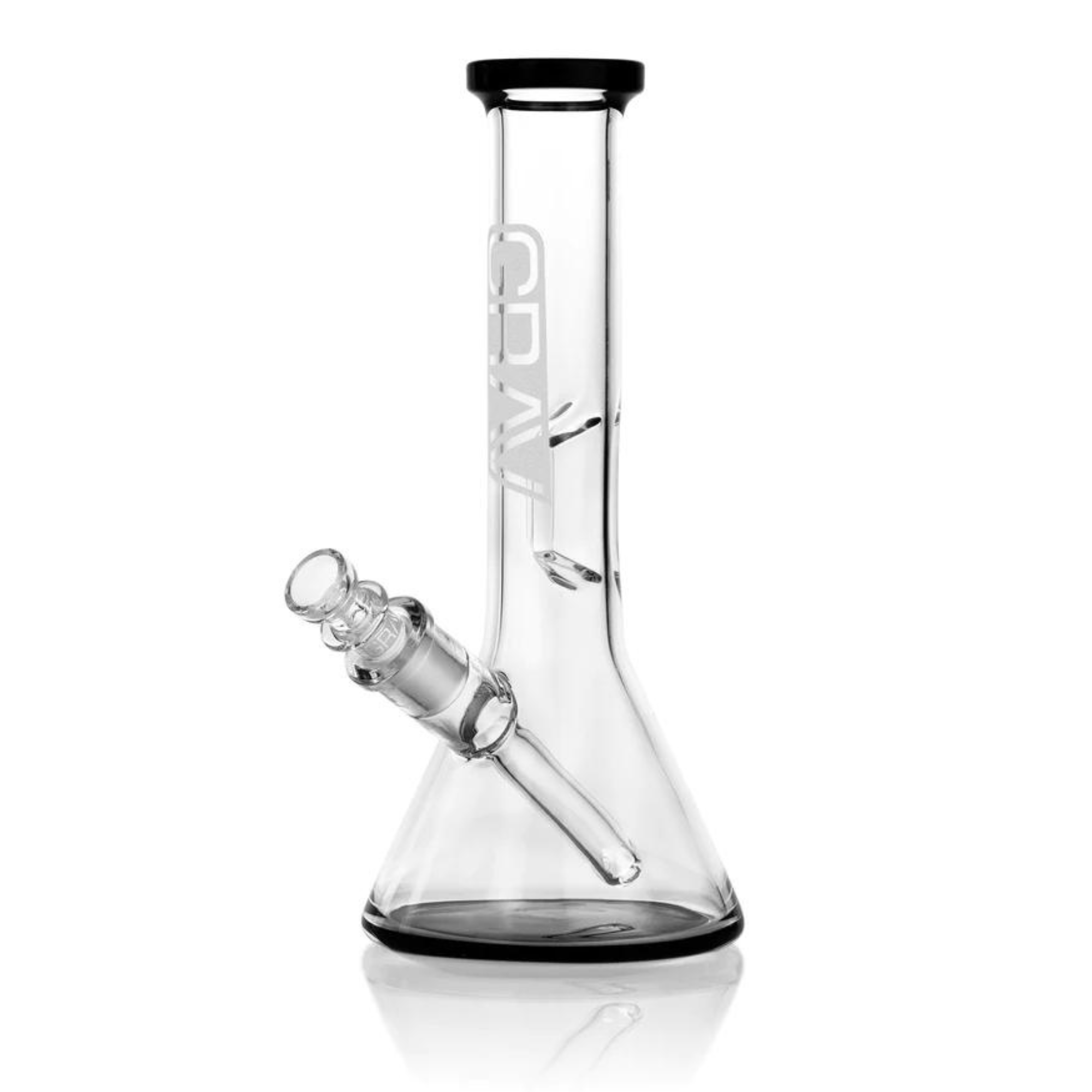 Photograph of product: Small Black Accent Beaker Water Pipe