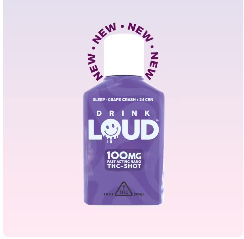 Photograph of product: Drink Loud | Grape Crash CBN:TH-oui