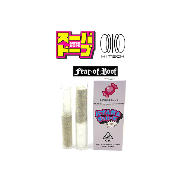 Photograph of product: Super Dope - Pre-roll 1g - Mega Z Blue