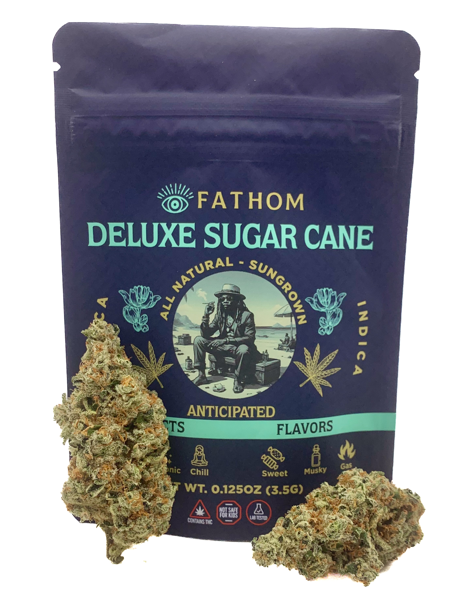 Photograph of product: Deluxe Sugar Cane Buds - 3.5g