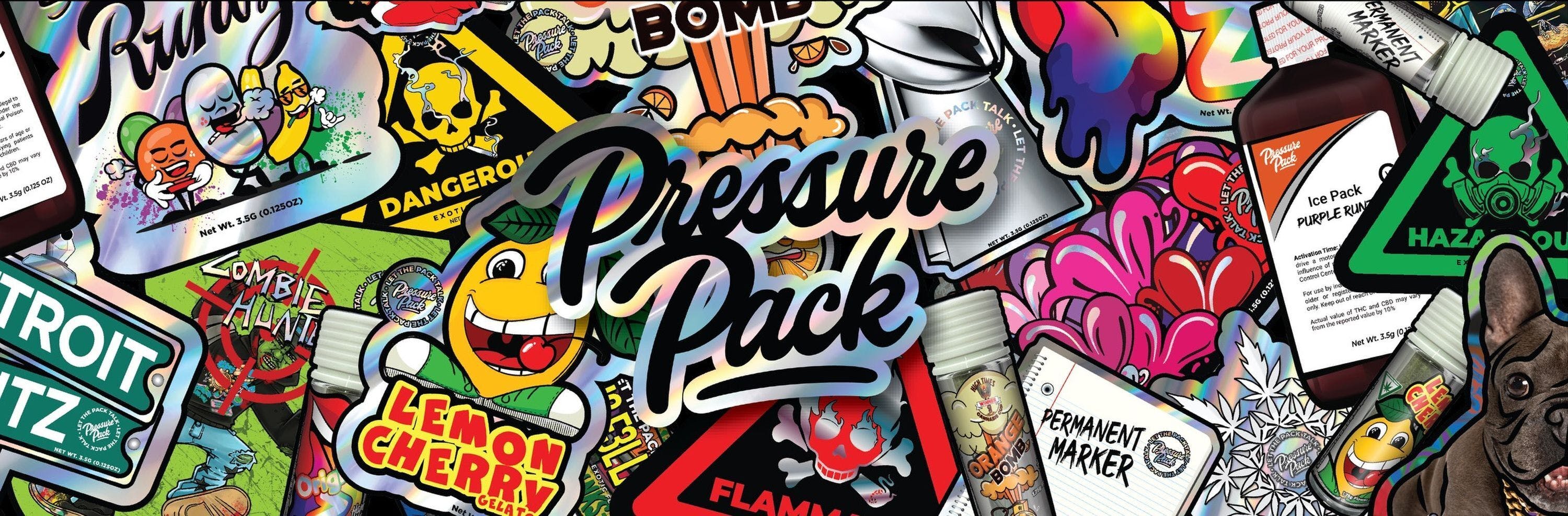 Photograph of product: Pressure Pack - Lemon Cherry Gelato Pre Roll 1g (Hybrid)