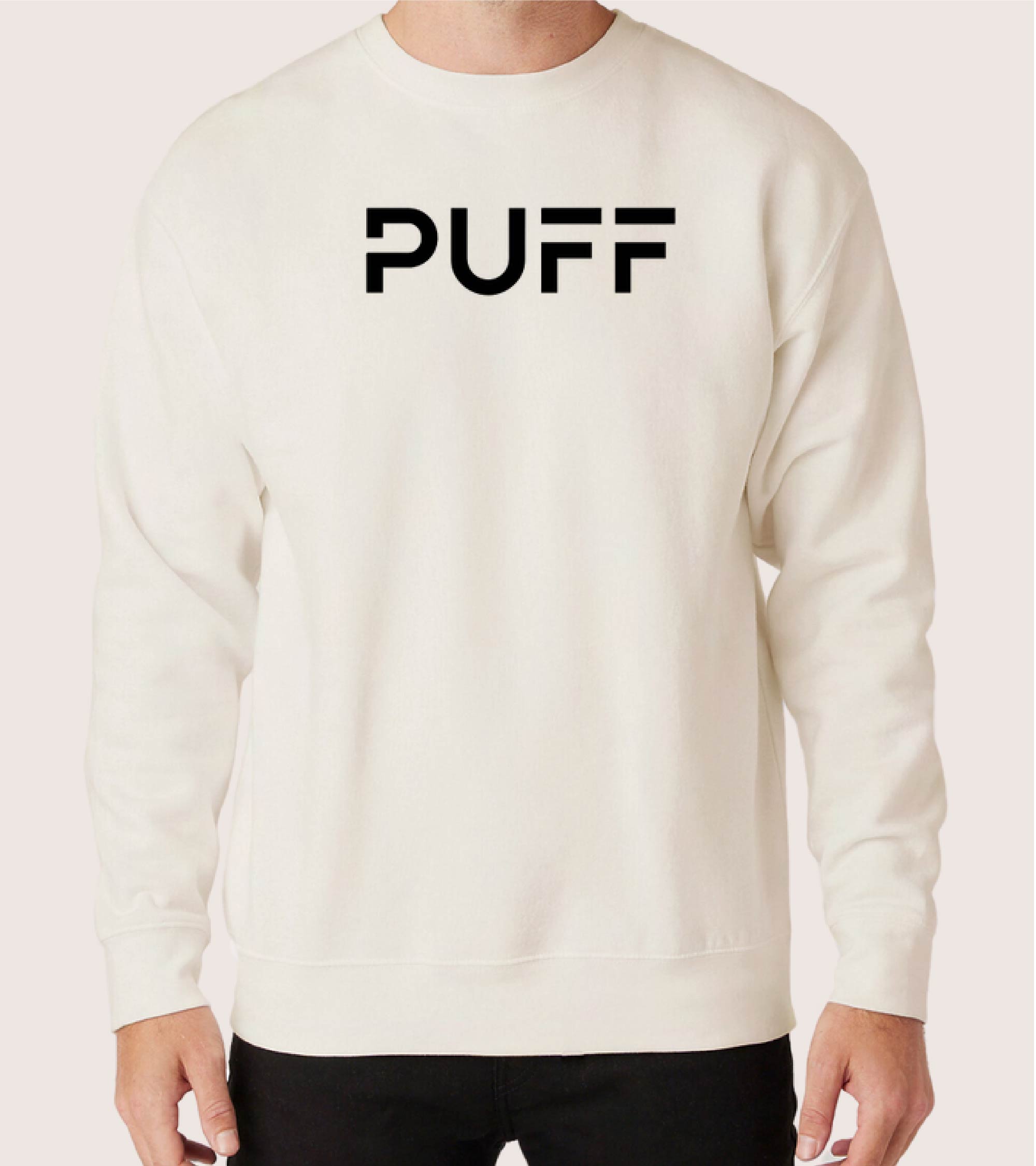 Photograph of product: Bone Puff Crew Neck -XS