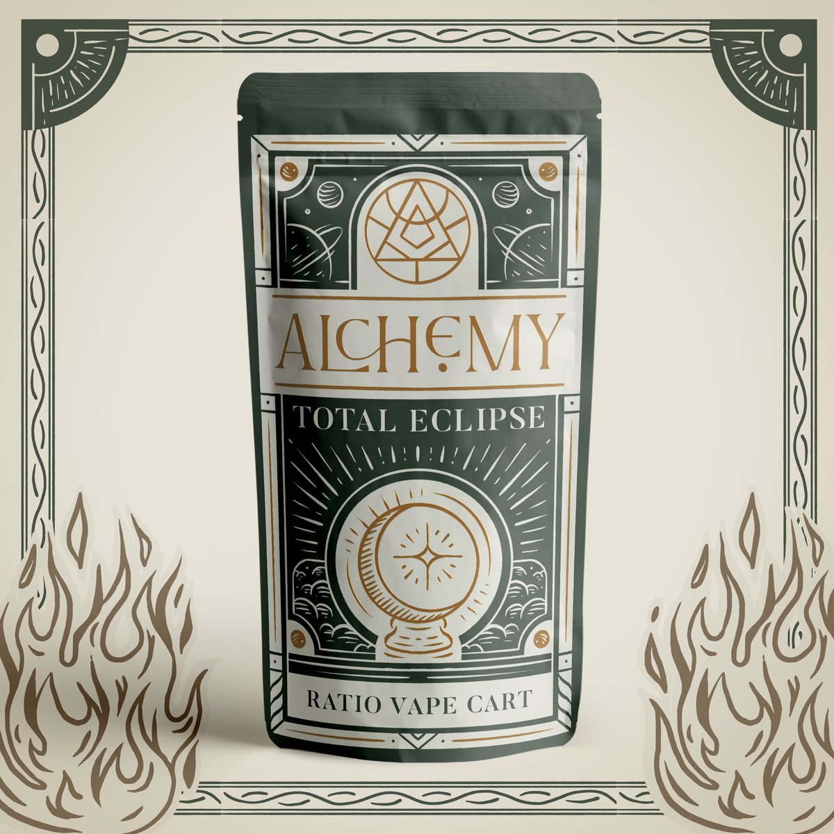 Photograph of product: CBD Ratio Cartridge | Alchemy | Root Beer [1:1 CBD:TH-oui]