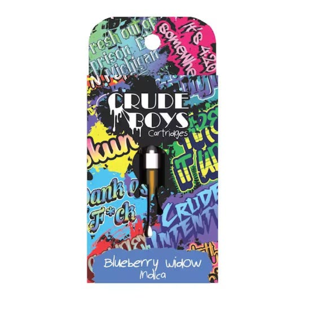 Photograph of product: Crude Boys - 510 Cart - Blueberry Widow