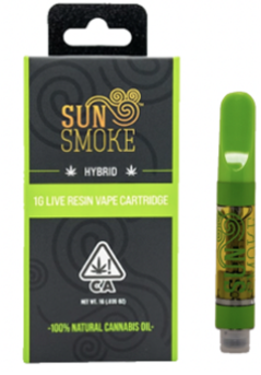 Photograph of product: LIVE RESIN SKYWALKER OG CARTRIDGE 1G N6