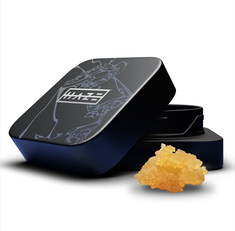 Photograph of product: Haze Yellow Snow (H) Live Resin Sugar 1g