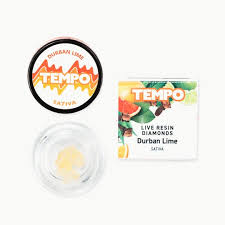 Photograph of product: Tempo Durban Lime Live Resin Diamonds