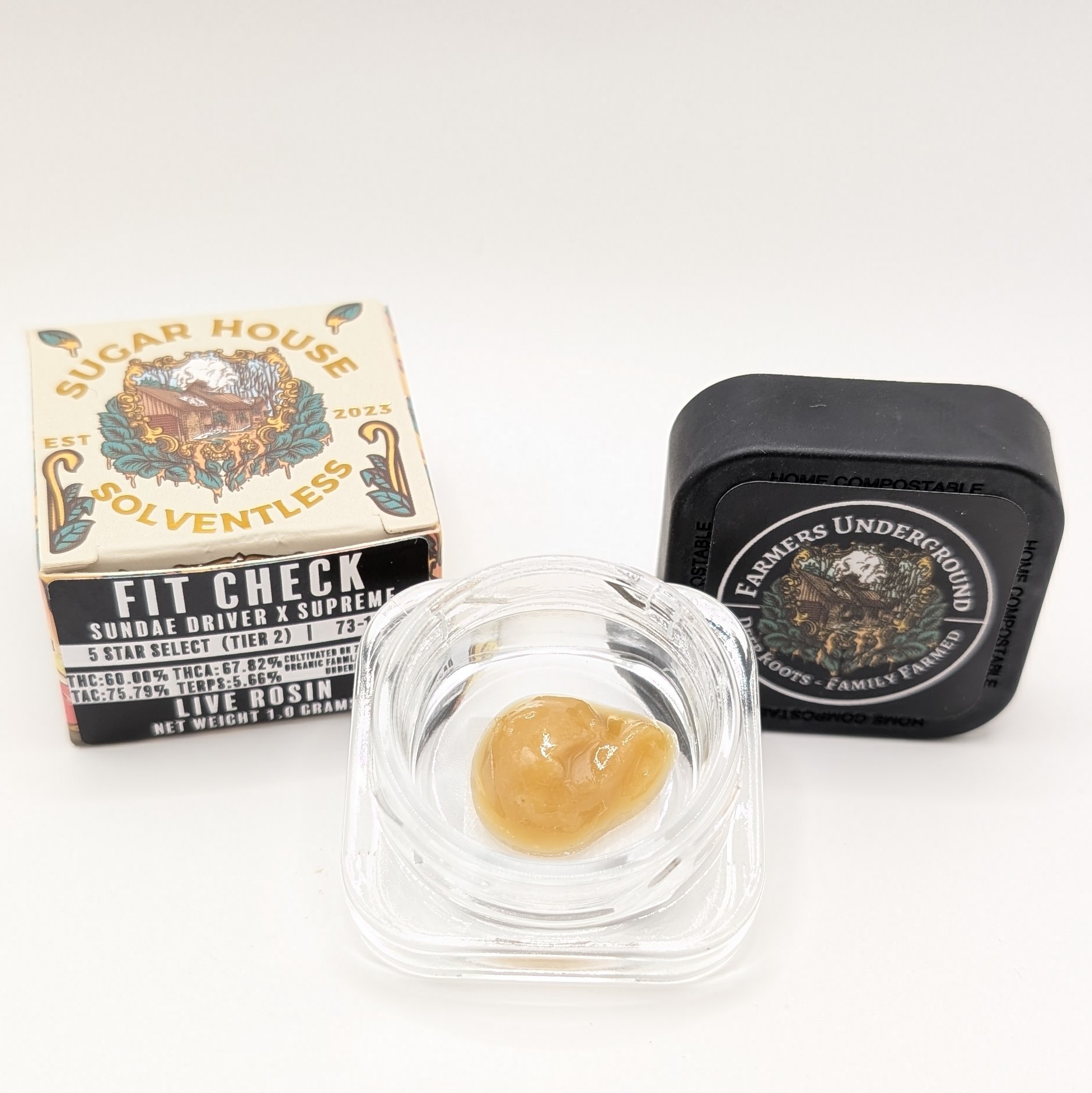 Photograph of product: Fit Check 1g Live Rosin