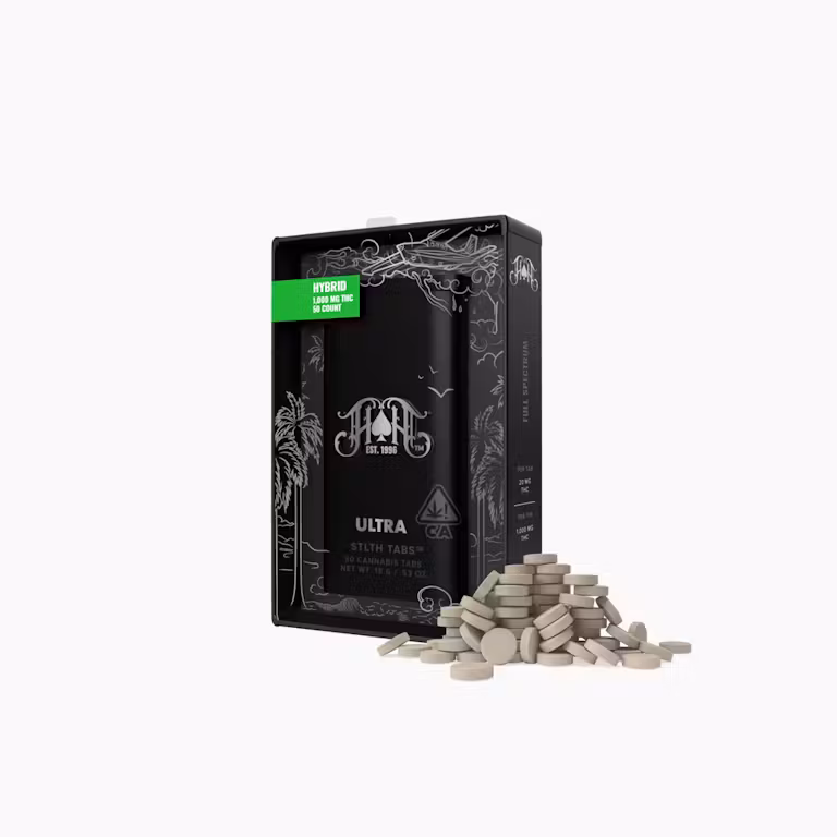 Photograph of product: Hybrid Ultra STLTH - 1000mg Tablets 50pk | Heavy Hitters