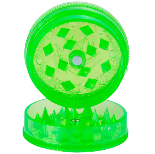 Photograph of product: Luvbuds | Grinder | 2 piece 40mm Acrylic | Assorted Colors