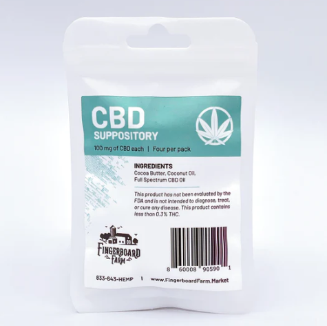 Photograph of product: FF | CBD Suppositories | 400mg/4pk - mg